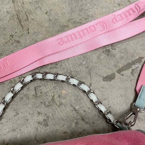 Y2K Juicy Couture Pink Heritages Barrel Bag - Pink with Mini Bag Charm - Picture 3 of 5